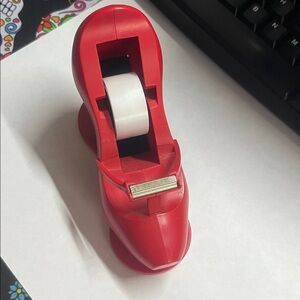 Red Novelty Shoe-Shaped Tape Dispenser - Unbranded